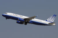 N480UA @ KLAX - Departing LAX on 25R - by Todd Royer