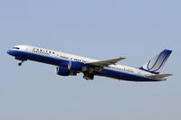 N502UA @ KLAX - Departing LAX on 25R - by Todd Royer
