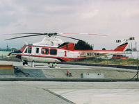N3176M @ KVNY - N3176M LAFD Bell 412SP FIRE 1 was registered as N3176M back in the 90's