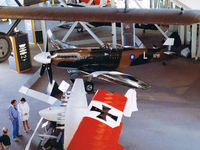 N749DP @ KSMO - Spitfire on display at the Museum of Flying at KSMO before the museum closed - by Iflysky5
