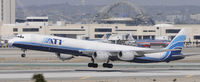 N606AL @ KLAX - Departing LAX on 25R - by Todd Royer