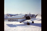 N5584U @ BEHRS - Near Detroit, 1970 - by Jim Kleiner