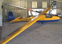 G-CFLH @ XUSK - Schleicher K8B hangared at Usk - by Simon Palmer