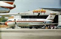G-AXCP @ LTN - One Eleven of Dan-Air at Luton in the Summer of 1972. - by Peter Nicholson