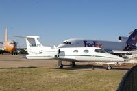 N505PF @ IAB - On the ramp at the Kansas Aviation Museum - by Glenn E. Chatfield