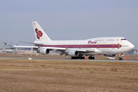 HS-TGX @ EDDF - take off run at EDDF - by FBE