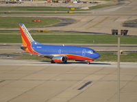 N528SW @ KSTL - JUST LANDED AND HEADING TOWARD TERMINAL - by Gary Schenaman