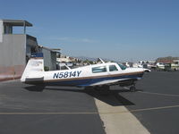 N5814Y @ SZP - 1985 Mooney M20J 201, Lycoming IO-360 A&C 200 Hp - by Doug Robertson