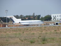 9Q-CMC @ LPFR - Boeing 727 from republic of congo resting at Faro,Portugal