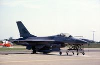 80-0608 @ MHZ - F-16A Falcon of 496 Tactical Fighter Squadron/56 Tactical Fighter Wing at the 1984 RAF Mildenhall Air Fete. - by Peter Nicholson