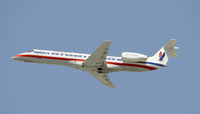 N826AE @ KLAX - Departing LAX on 25R - by Todd Royer