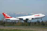 OO-CBD @ KPAE - KPAE Boeing 480 departing on its first flight