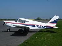 G-AZFC @ EGBT - Cherokee 140 seen at Turweston