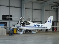 N570PG @ EGBT - SR20 V g3 seen in the hangar at Turweston