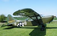 N6438C @ EGCL - Stinson Sentinel marked as 298177 at Fenland