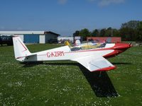 G-AZRM @ EGCL - Fournier RF5 Motor Glider at Fenland fly-in