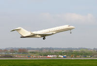 N887WM @ EGGW - Bombardier BD-700 - by Paul Ashby