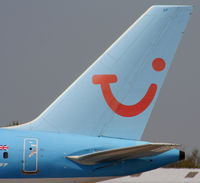 G-BYAP @ EGCC - Thomson - by Chris Hall