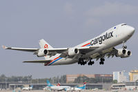 LX-OCV @ ELLX - takeoff from ELLX - by FBE
