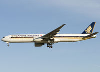 9V-SWO @ LEBL - On final to RWY 25R. - by Jorge Molina