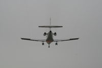 T18-4 @ EBBR - descending to rwy 25L with fog