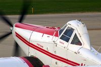 N455TG @ CID - Artsy shot from my office