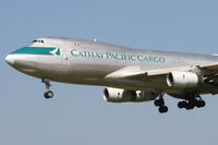 B-HUO @ EGCC - Cathay Pacific Cargo - by Chris Hall