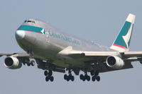 B-HUO @ EGCC - Cathay Pacific Cargo - by Chris Hall