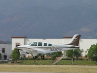 N3167W @ POC - Landing 26L at Brackett before crosswind hit - by Helicopterfriend