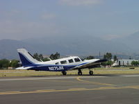 N275JM @ POC - Taxiing to 26L for take off - by Helicopterfriend
