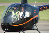 G-TIMH @ EGBN - Robinson R22 Beta at Nottingham Tollerton - by Terry Fletcher
