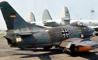 32 31 @ EGQS - LKG-41 displayed this Fiat G-91R-3 at the 1977 RAF Lossiemouth Open Day. - by Peter Nicholson