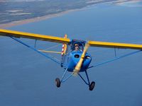 N5581L - In flight over Saginaw Bay - by Dave Seaman