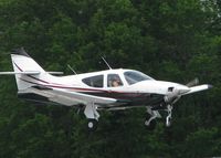 N4743W @ DTN - About to touch down on runway 14 at the Shreveport Downtown airport. - by paulp