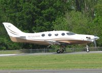 N700MM @ DTN - Starting to roll on runway 14 for take off from the Shreveport Downtown airport. - by paulp