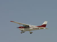 N3483E @ POC - Climbing out and departing - by Helicopterfriend