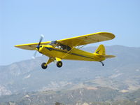 N118DG @ SZP - 2008 Ganzer XPA!8, micro vortex generators, Continental O-200 100 Hp, takeoff climb Rwy 22 - by Doug Robertson