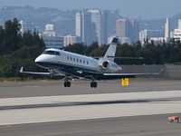 N707SG @ KSMO - N707SG arriving on RWY 21 - by Torsten Hoff