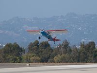 N71P @ KSMO - N71P departing from RWY 21. STOL characteristics + lots of power + strong headwind = almost no takeoff roll. - by Torsten Hoff