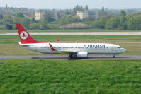 TC-JGG @ EGBB - THY B737 about to depart BHX - by Terry Fletcher