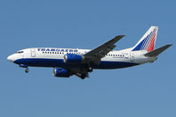 EI-CXR @ EGLL - Transaero B737 on Approach to Heathrow
