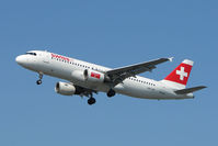 HB-IJD @ EGLL - SWISS A320 on approach to London Heathrow - by Terry Fletcher