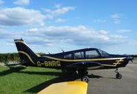 G-BNRG - Freshly-painted PA-28 at Hinton