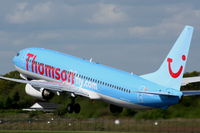 G-FDZF @ EGCC - Thomson - by Chris Hall