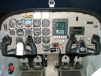 N9855S @ KDTO - Piper Warrior in Denton, panel picture. - by B. Pine