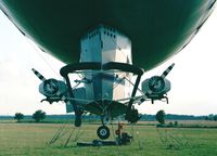 N2017A @ EDKB - American Blimp Corp. A-60+ moored at Bonn-Hangelar airfield - by Ingo Warnecke