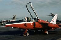 XP541 @ EGQS - Gnat T.1 of 4 Flying Training School at the 1977 RAF Lossiemouth Open Day. - by Peter Nicholson