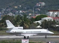 N402FG @ TNCM - taxing runway 10 - by daniel jef