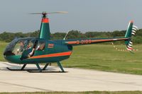 G-DIGG @ EGLD - Just landed and rotor blades are slowing down. Owned by Thames Materials Ltd. - by Glyn Charles Jones