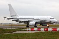 LX-GJC @ EGLL - Awaiting clearance to line up and take off on runway 27L. Previously D-AIEA and test registrations D-AUAN and F-WWDJ. Owned by Global Jet Luxembourg. - by Glyn Charles Jones